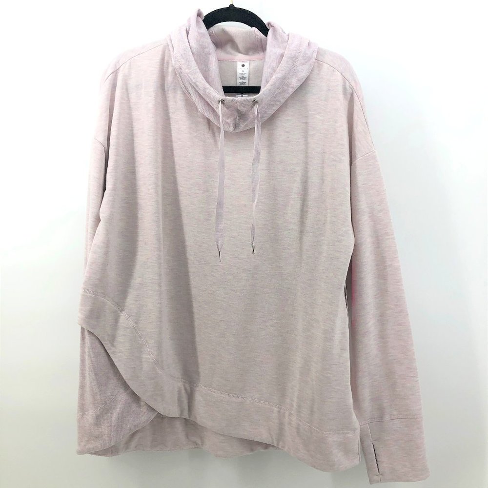 YOGALICIOUS High Neck Cozy Hooded Sweatshirt